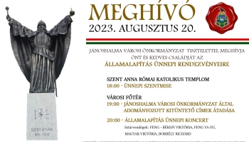 Meghívó - Ünnep közeleg, augusztus 20-a